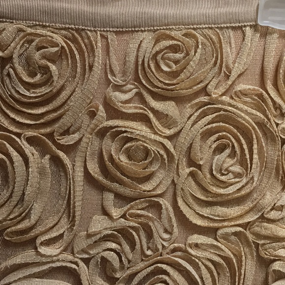 Banana republic shimmery gold skirt. Size 0 - Picture 2 of 3